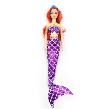 Imagem de Dream Doll Boneca Sereia - Fashion Doll Roxa
