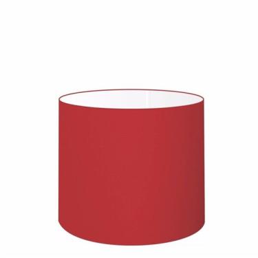 Imagem de Cúpula Abajur Cilíndrica Cp-7012 Ø30x25cm Bordô