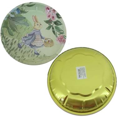 Imagem de Prato Decorativo de Páscoa de Metal Sortido 19cm