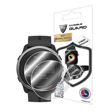 Imagem de IPG Protetor de tela de hidrogel para relógio Suunto (2 unidades) Película transparente HD invisível antiarranhões - suave/autorreparação/bolha (9 baro) (5 picos)
