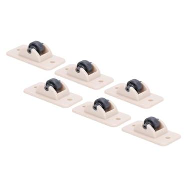 Imagem de Vara de Plástico de 20 Unidades na Roda Pequena da Mobília do Rodízio da Polia, Mini Rodas Autoadesivas para Fácil Substituição, Melhoram a Mobilidade e a Flexibilidade