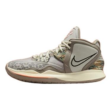 Imagem de Nike Tênis masculino Kyrie Infinity South Beach preto/branco-ferro cinza (CZ0204 003), Minério de ferro leve/preto/lua, 9.5