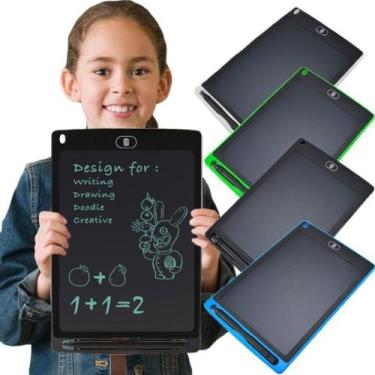 Imagem de Lousa Digital 12 Plg LCD Tablete Infantil Para Escrever  E Desenhar - 
