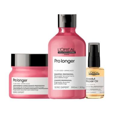 Imagem de Kit L'oréal Professionnel Serie Expert Pro Longer - Shampoo 300ml + Má