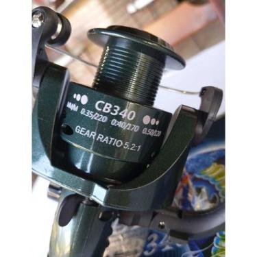 Imagem de Molinete para pescaria CB340 Coblla 3 rolamentos