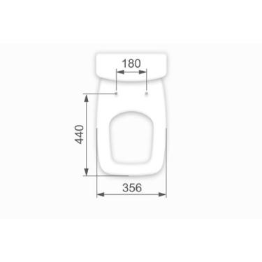 Imagem de Assento sanitario tampa para vaso suite incepa mdf - SICMOL