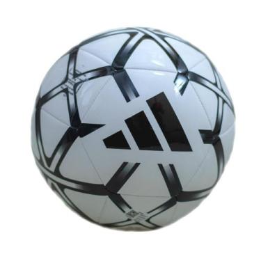 Imagem de Bola de Futebol de Campo Branca/Preta Starlancer Club  Adidas, Branco,