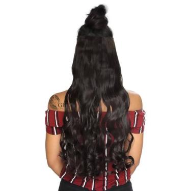 Imagem de Aplique Tic Tac Ondulado Idêntico Ao Humano - Com Volume -Mega Hair Im