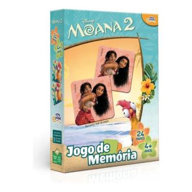 Imagem de Jogo de Memória Moana 2 Disney Toyster - Novo Papel