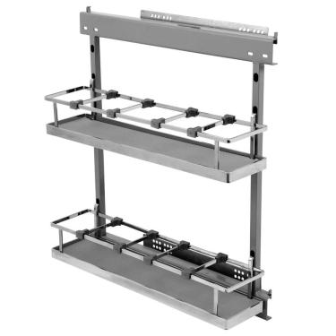 Imagem de Porta Temperos e Latas Piatina Deslizante com Fixação Latera
