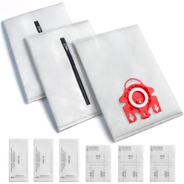 Imagem de Saco de pó reutilizável para aspirador de pó tipo FJM 3P