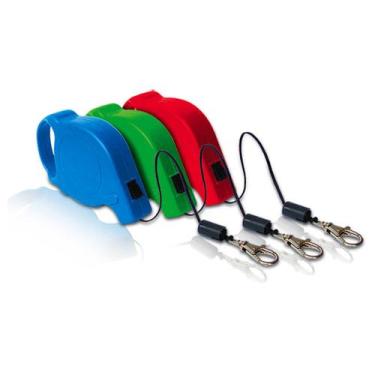Imagem de Guia Para Cachorro Retrátil Automática 3m Pequeno Porte Até 5kg Cor So