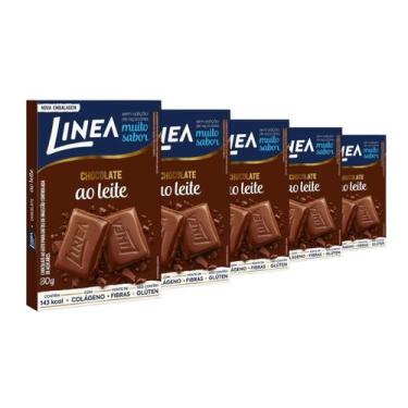 Imagem de Chocolate Linea Diet Zero Açúcar Ao Leite 5 Barras 30g