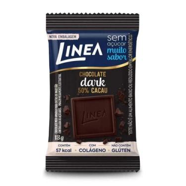 Imagem de Chocolate Linea Diet Zero Açúcar Amargo 1 Barra 13g
