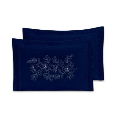 Imagem de Porta Travesseiros Com BORDADO e Matelado Ultrassônico 70cmx50cm - Dry