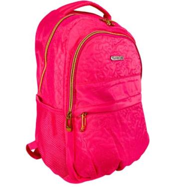 Imagem de Mochila Escolar Juvenil Grande Feminina Resistente Bolsa - FS