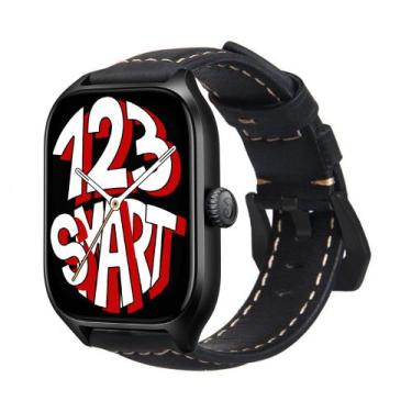 Imagem de Pulseira de Couro compatível com GTS4 A2168 / GTS 4 Mini A2176 / GTS 1
