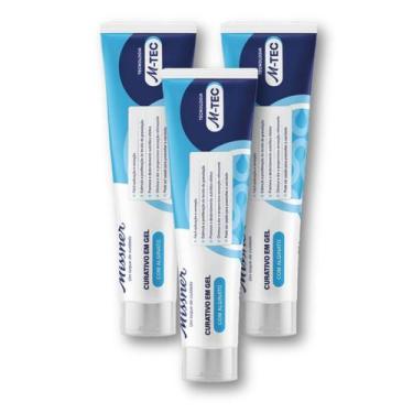 Imagem de Curativo M-tec Gel Com Alginato de Cálcio e Sódio 85g 3 Unidades Missn