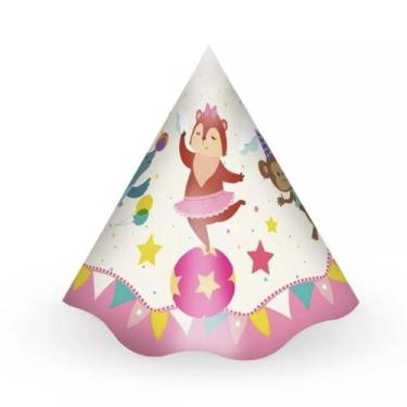 Imagem de Chapéu de Aniversário Para Festa Circo Rosa 8 Un Regina Festas - Inspi