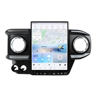 Imagem de aoonav Atualização de rádio automotivo Android 13 de 13,6 polegadas para Toyota Tacoma 2016-2023, receptor estéreo multimídia, reprodutor de vídeo, navegação GPS, sem fio, Carplay, unidade de cabeça