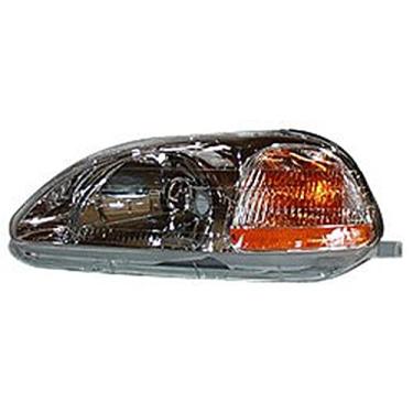 Imagem de TYC Conjunto de faróis laterais do motorista Honda Civic 20-3162-01