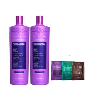 Imagem de Kit 2 Progressivas Select Blond 1L Prohall