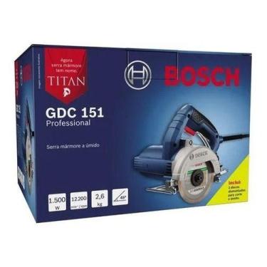 Imagem de Serra Mármore - 110v - Com Disco, Kit E Maleta - Bosch, Azul, 110V