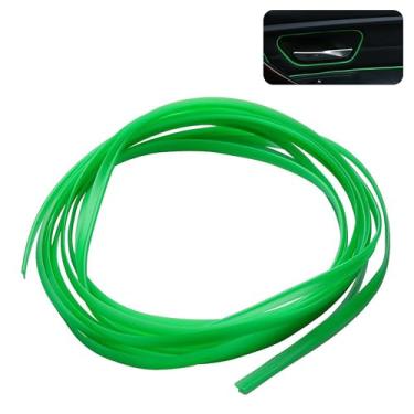 Imagem de AuMoHall 16,4 pés (5 m) Acabamento flexível para bricolage automóvel interior exterior moldagem faixa de linha decorativa, verde