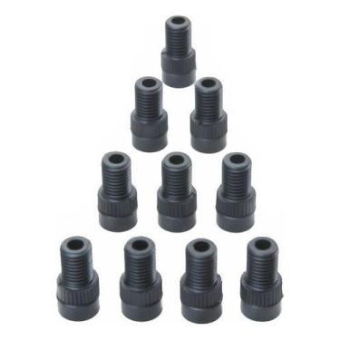 Imagem de 10 Bico Adaptador Válvula Presta Câmara De Ar Fino P/grosso - OGM BIKE