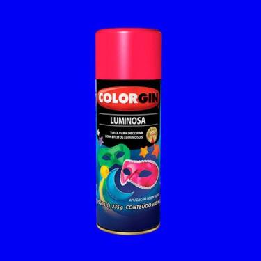 Imagem de Tinta spray luminosa azul 757 colorgin 350ml - 000026