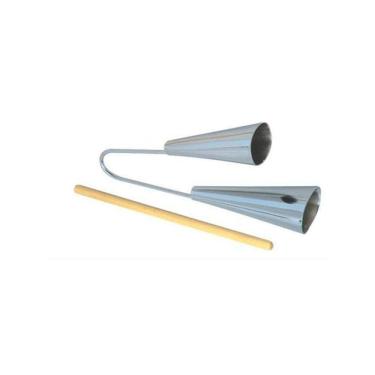 Imagem de Agogo Duplo Torelli To015 Medio Cromado