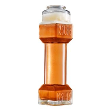 Imagem de The Wine Savant Copo de Cerveja Gigante de 740 ml com Halteres, Copo de Cerveja Engraçado para Levantamento de Peso