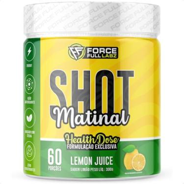 Imagem de Shot Matinal vitamina c, própolis, cúrcuma, guarana e zinco, Sabor Limão, 300g, Force Full Labz