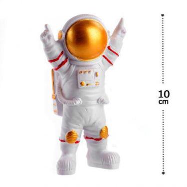 Imagem de Estatua Resina Astronauta Apontando o Ceu 10cm - C3B