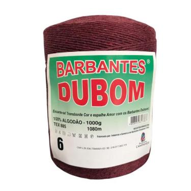 Imagem de Barbante Dubom Vinho - 1 Kg - Fio 6 - Barbantes DUBOM