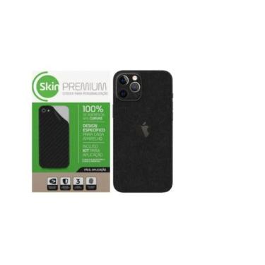 Imagem de Adesivo vinílico couro compatível com iPhone 12 Pro max - Skin premium
