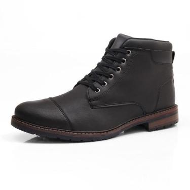 Imagem de Bota Masculina Bredeni North Estilo Casual, 41, Preto, Masculino