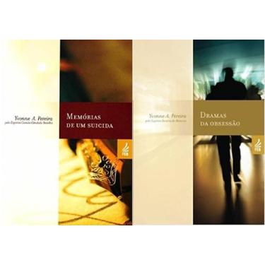 Imagem de KIT 2 LIVROS YVONNE A PEREIRA Memórias de um suicida + Dramas da obses