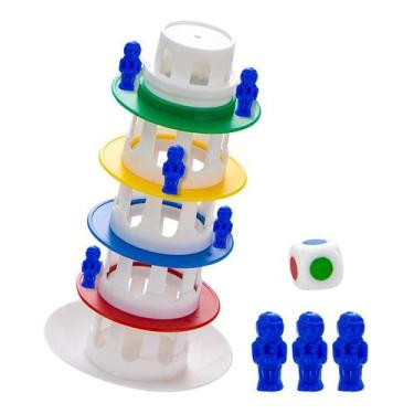 Imagem de Jogo Divertido Torre Maluca Turista Equilibrio Equilibrista - Art Brin