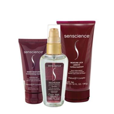 Imagem de Kit Senscience Inner Restore Máscara True Hue Óleo Moisture Leave-in (