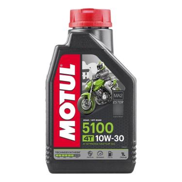 Imagem de Óleo De Motor Motul Semi-sintético 10w-30 Para Motos E Quadriciclos De 1l Unidade