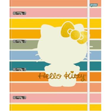 Imagem de Caderno Argolado College CD 80 Fls Hello Kitty Silhueta FSC - Jandaia