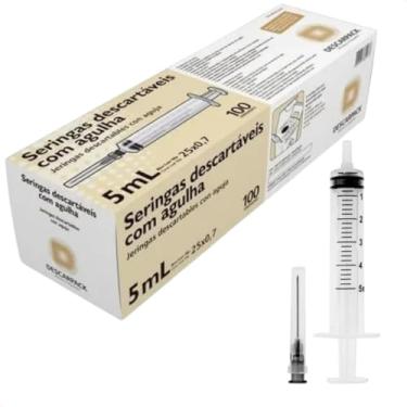 Imagem de Descarpack Seringa Com Agulha 25 X 7 Slip 5 Ml Com 100