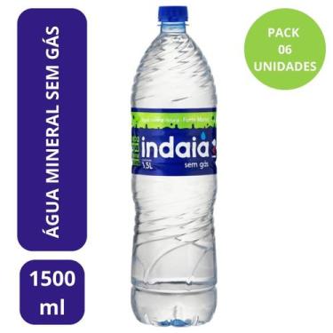 Imagem de Pack 6 Água Mineral Natural Sem Gás Indaiá Garrafa 1,5l