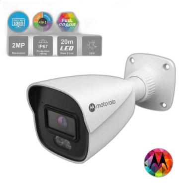 Imagem de Camera Motorola Bullet Full Hd 2Mp Full Color Mfabh022701