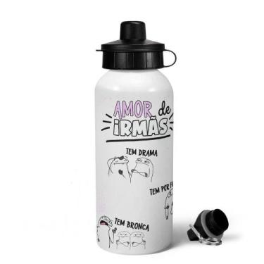 Imagem de Garrafa Squeeze MQ Flork Irmãos - Amor de irmãs - JPS INFO