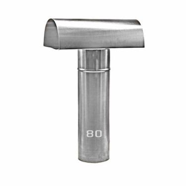 Imagem de Chapéu Tee Ventilante Alumínio 080 MM para Aquecedor a Gás - DISTAK, N