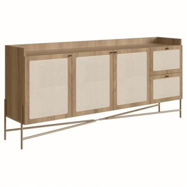 Imagem de Buffet 3 Portas 2 Gavetas Palhinha 28935 Linha Oslo Hanover Artesano