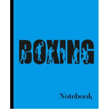 Imagem de Boxing Silhouette: Lined Notebook: 120 Pages 7.5" x 9.25"