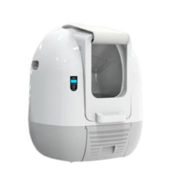 Imagem de Caixa de areia para gatos com autolimpeza inteligente para banheiro - Comadre Liiter automático para gatos de estimação - Produtos inteligentes para animais de estimação(Smart clean up)